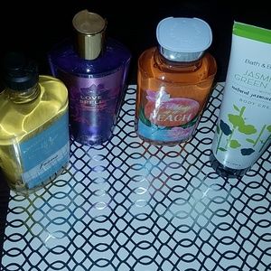 Bath and body works and Victoria Secret body care